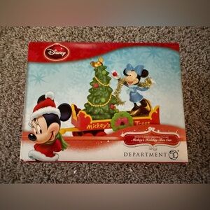 New Disney Department 56 village figure - Mickey’s Holiday Tree Car